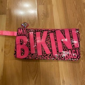 Pink bikini wet bathing suit bag or pool bag Never used